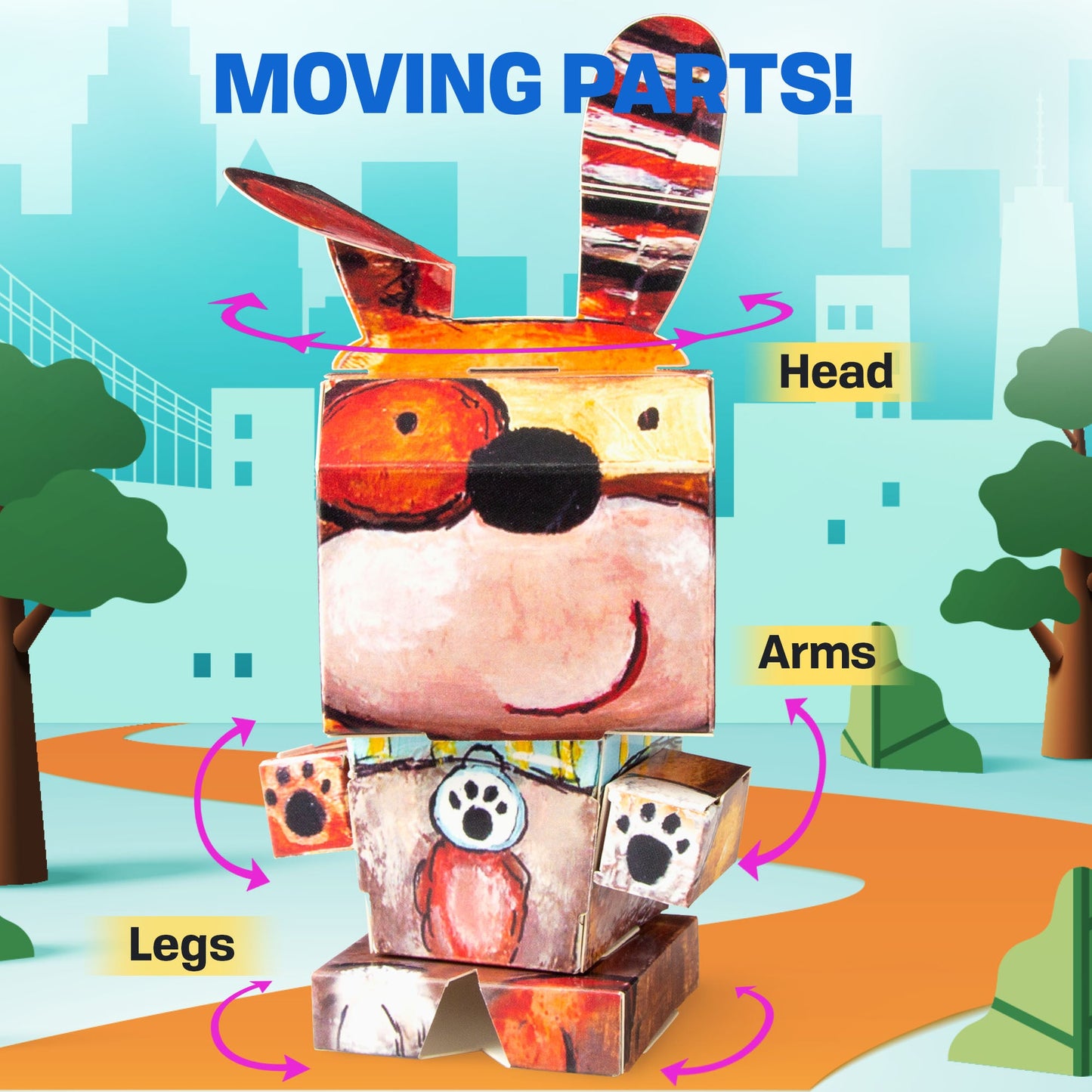 CUBLES Painted Stuf Dog-4