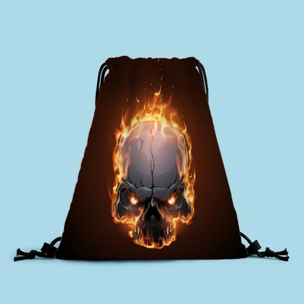 Polyester Printing Drawstring School Book Bag Boys Girls Kids Adult Gym PE Kit Sack Portable Travel Shopping Pouch Bag