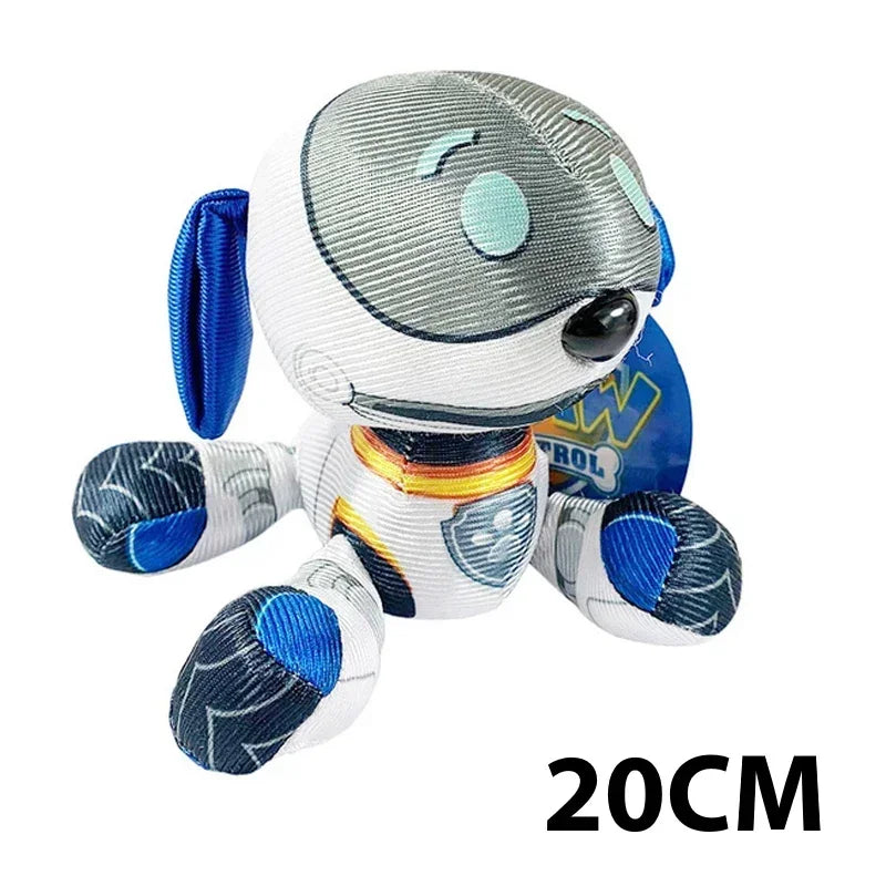 20Cm Cartoon Paw Patrol Plush Doll Chase Rock Animal Dog Cartoon Model Action Figures Movies Peripherals Children Christmas Gift