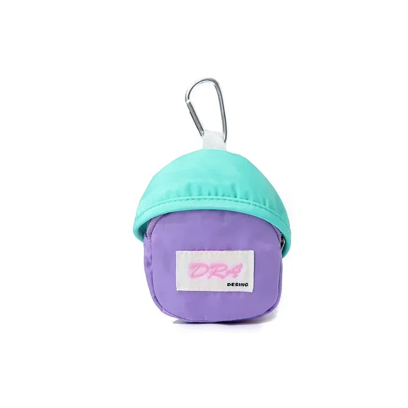 Kawaii Mini Purse Coin Pouch Earphone Key Storage Bag Book Bag Pendant Children's Macaron Cute Wallet Zipper Coin Purse Kids