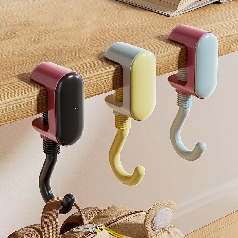Wall Mounted Wall Organizer Modern Space-Saving Non-Tracking Bookbag Hook Versatile Multifunctional Hook for Kids Room