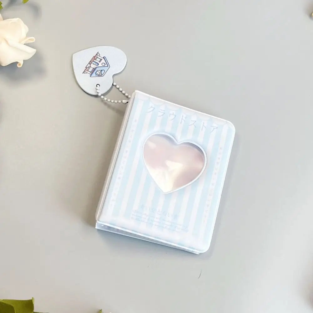 PP Sleeves Bag Hollow Heart Album Storage Album Card Organizer 3 inch Photo Album 3 inch Kawaii Photo Storage Book Kids