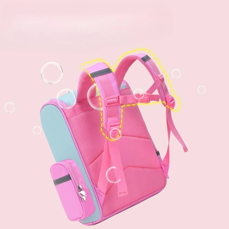 Horse Kids Backpack Waterproof Rainbow Eyes School Bag for Girls Teen Travel Outdoor Camping Picnic Bookbag Children