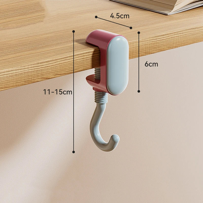 Wall Mounted Wall Organizer Modern Space-Saving Non-Tracking Bookbag Hook Versatile Multifunctional Hook for Kids Room