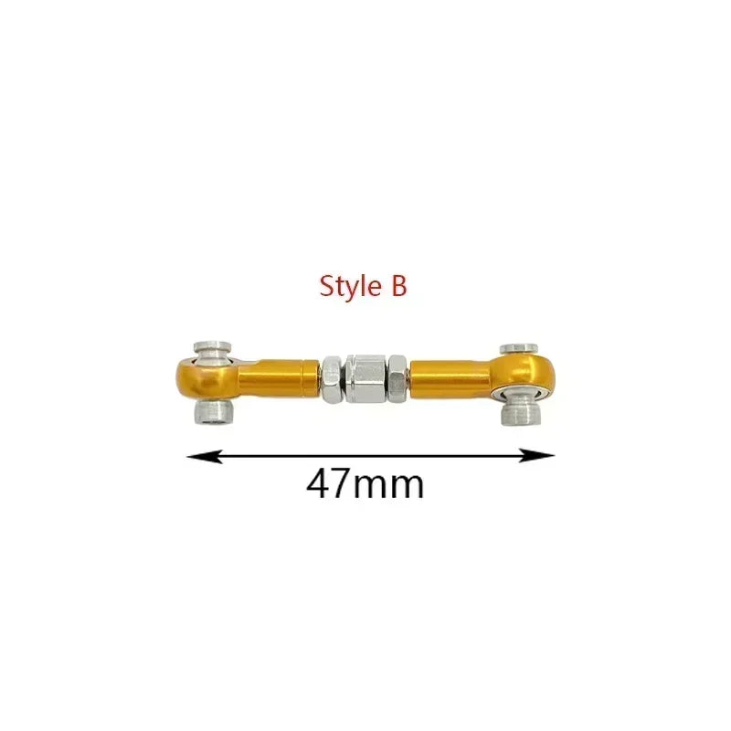 CNC Machined Aluminium Alloy Steering Rod RC Linkage Servo Rod Replacement accessory for HSP 94111 / 94188 RC Car upgrade