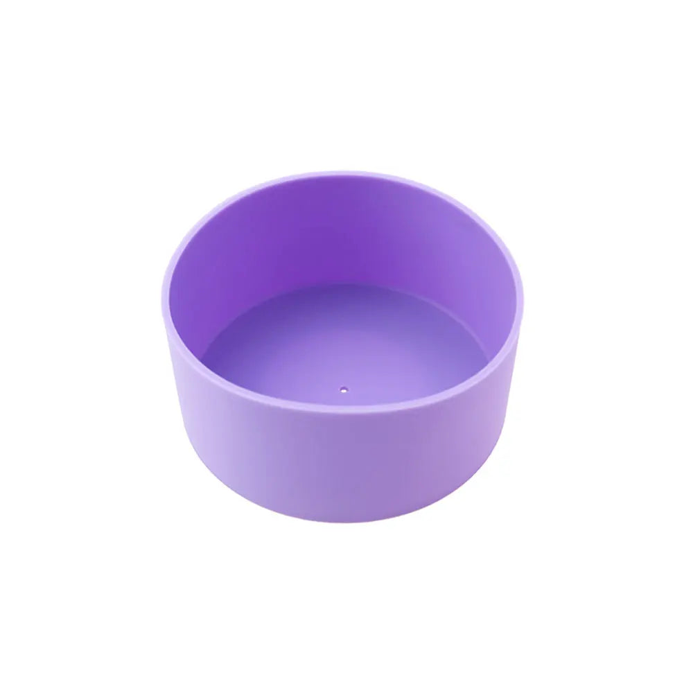 9cm Water Cup Mat Silicone Thermos Coasters 90mm Cup Bottom Ring Wear Resistant Shatter Resistant Bottom Cover Coaster