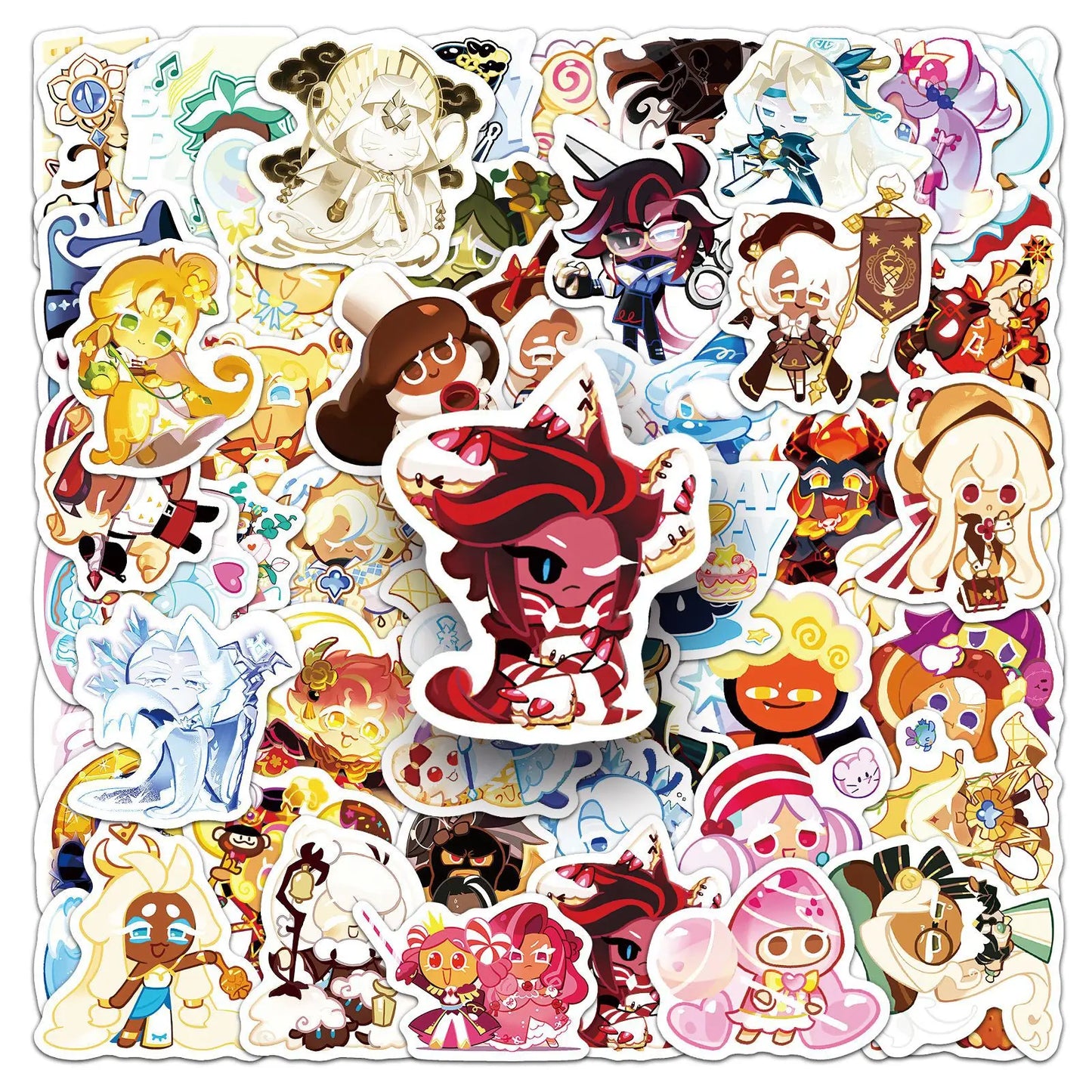 10/50PCS Game Cookie Run Kingdom Graffiti Stickers Cartoon Cute Personality Creative Decoration Desk Phone Case Decal Kids Toy