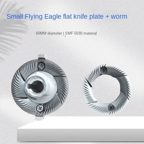 Hot SellingThe Titanium Coating Coated 60mm 59.5mm Coffee Grinder Coffee Bean Flat Wheel Burr Mill Knife Flat Burr Blade Grindin