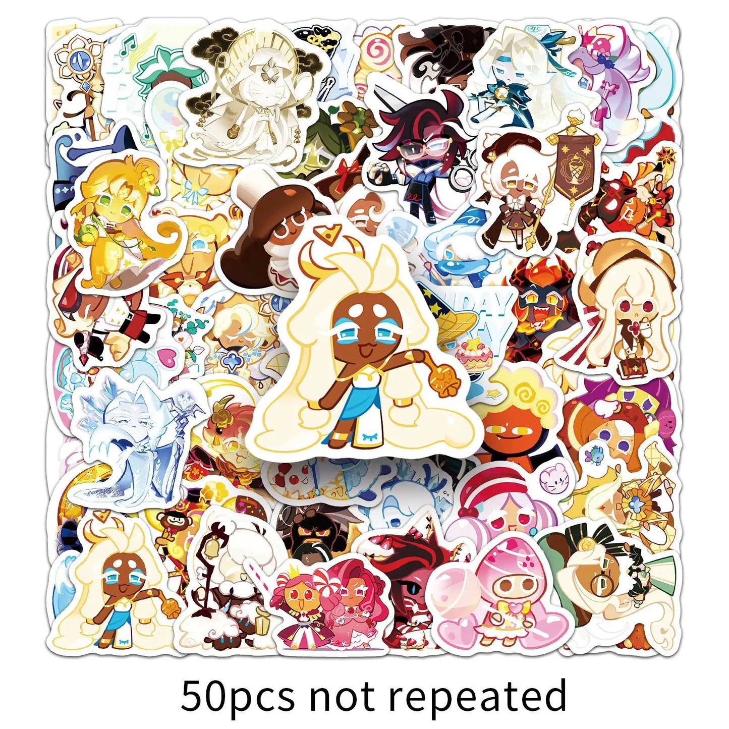 10/50PCS Game Cookie Run Kingdom Graffiti Stickers Cartoon Cute Personality Creative Decoration Desk Phone Case Decal Kids Toy