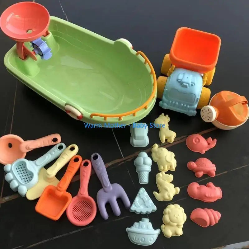 Sand Toy Beach Play Toy Swimming Pool Sand Castle Building Toy Kids Summer Gift 57QE