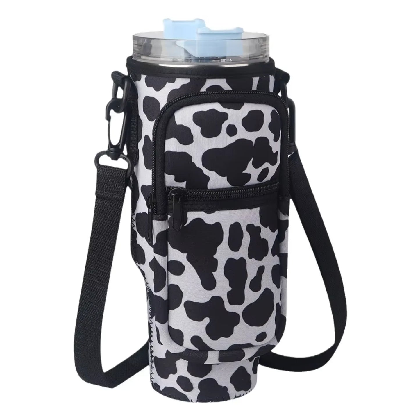 Insulated Neoprene Tumbler Holders Sleeves Iced Coffee Insulator Sleeve with Handle Cooler Bags