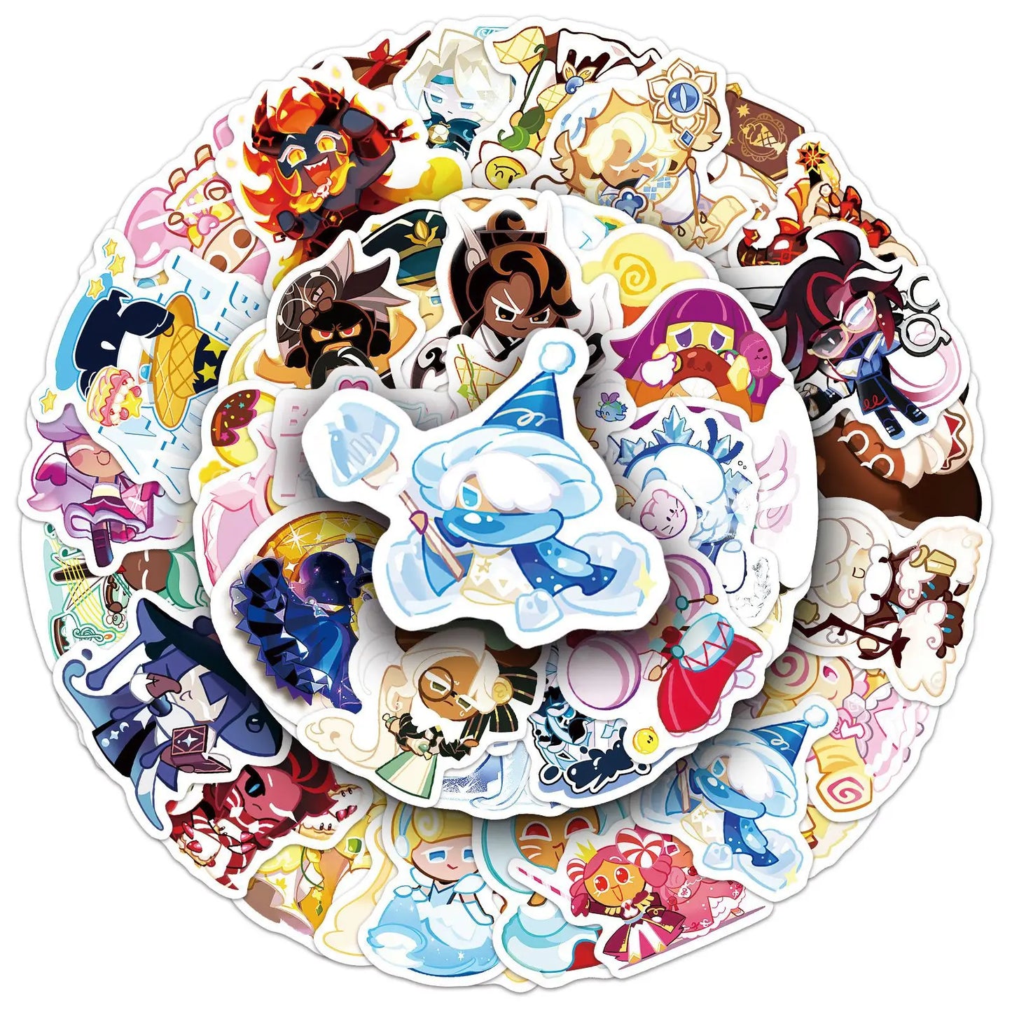 10/50PCS Game Cookie Run Kingdom Graffiti Stickers Cartoon Cute Personality Creative Decoration Desk Phone Case Decal Kids Toy