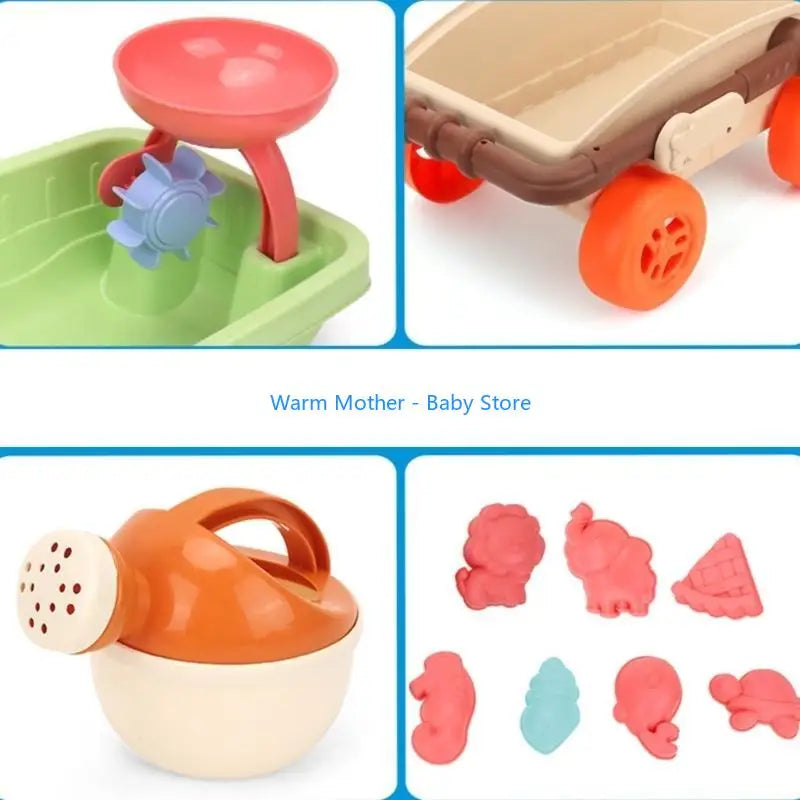 Sand Toy Beach Play Toy Swimming Pool Sand Castle Building Toy Kids Summer Gift 57QE