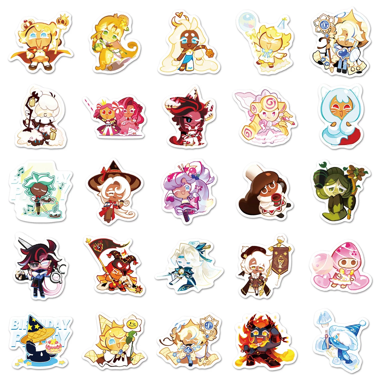10/50PCS Game Cookie Run Kingdom Graffiti Stickers Cartoon Cute Personality Creative Decoration Desk Phone Case Decal Kids Toy