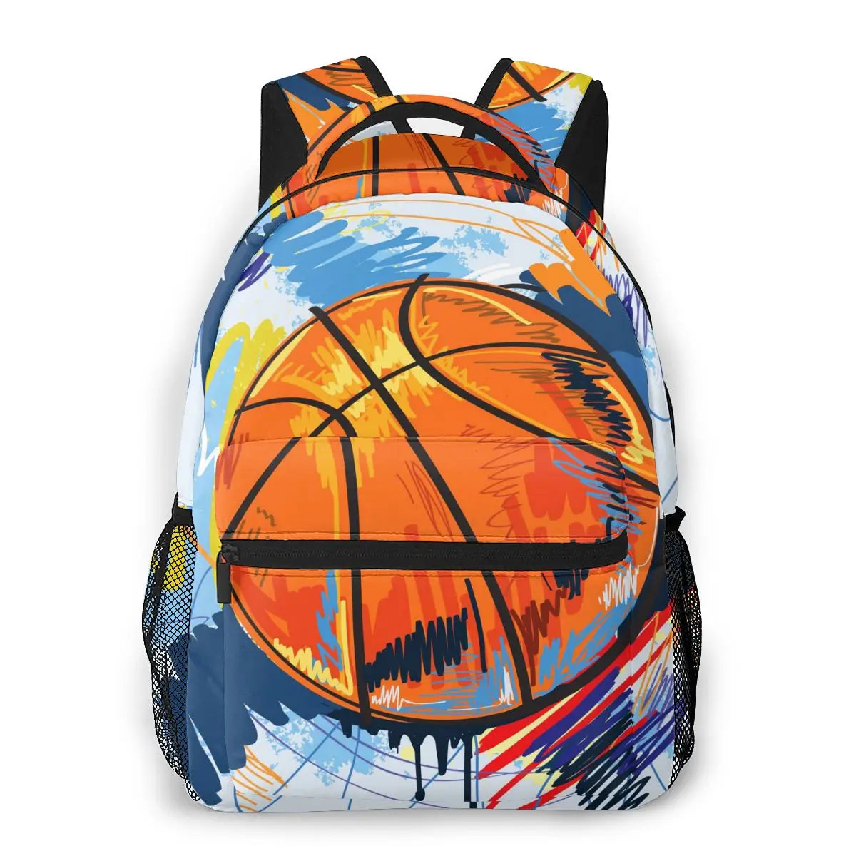 Children Backpacks School Bag For Boys Basketball Emblem Teenagers Schoolbag Student Bookbags