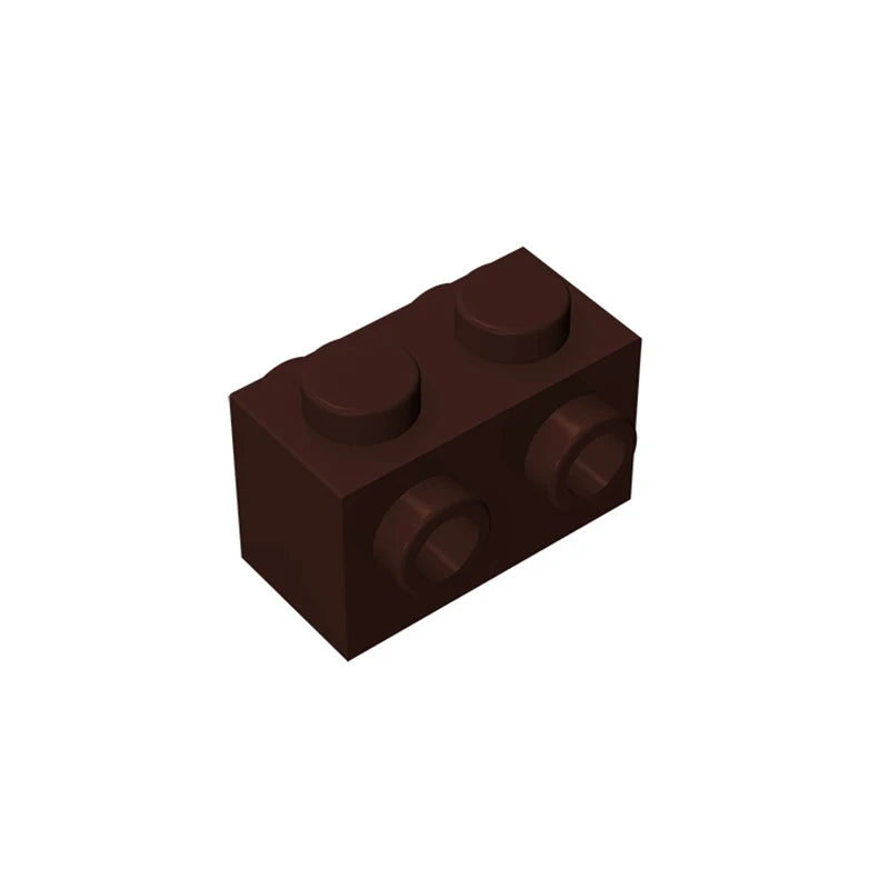 Gobricks 10PCS MOC Bricks 52107 1x2 for Building Blocks Parts DIY Educational High-Tech Parts Creativity Game Compatible Toys