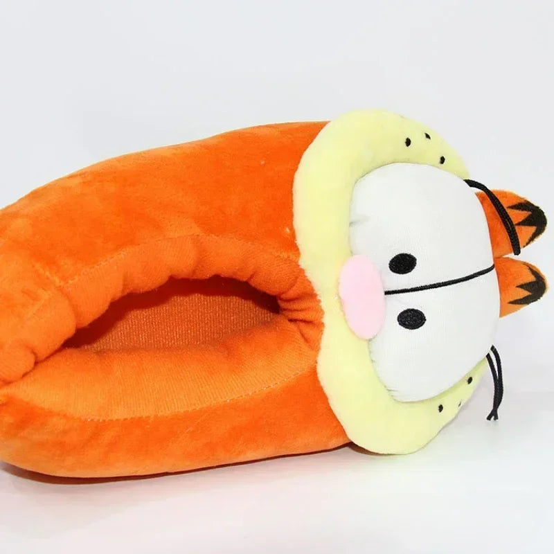 Kawaii Garfields Plush Slipper Cotton Slippers Cosplay Anti-slip Home Shoes Winter Comfortable Cotton Shoes Couple Casual Shoes