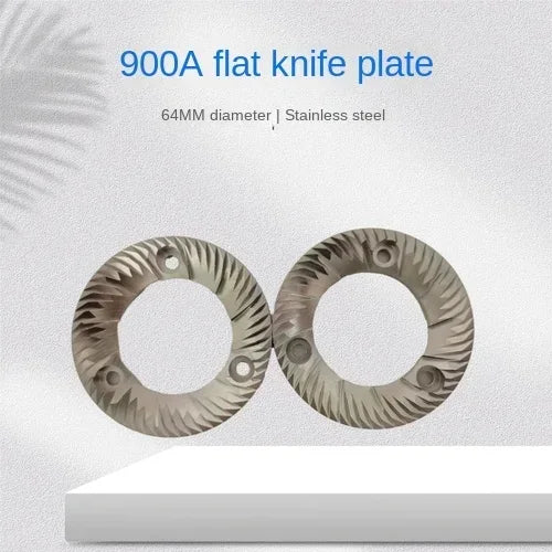 Hot SellingThe Titanium Coating Coated 60mm 59.5mm Coffee Grinder Coffee Bean Flat Wheel Burr Mill Knife Flat Burr Blade Grindin