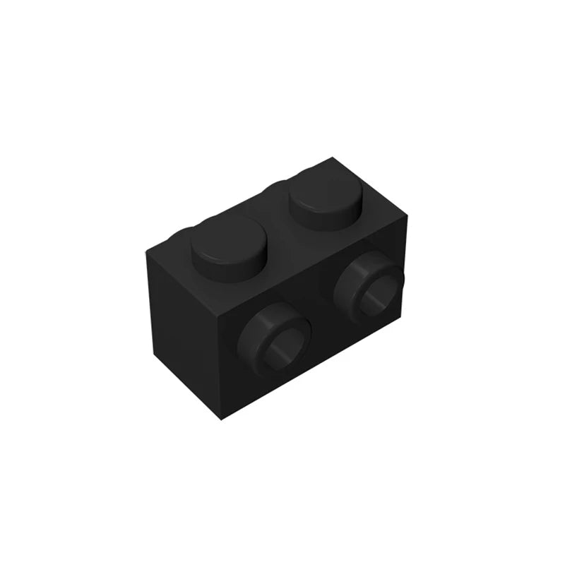 Gobricks 10PCS MOC Bricks 52107 1x2 for Building Blocks Parts DIY Educational High-Tech Parts Creativity Game Compatible Toys