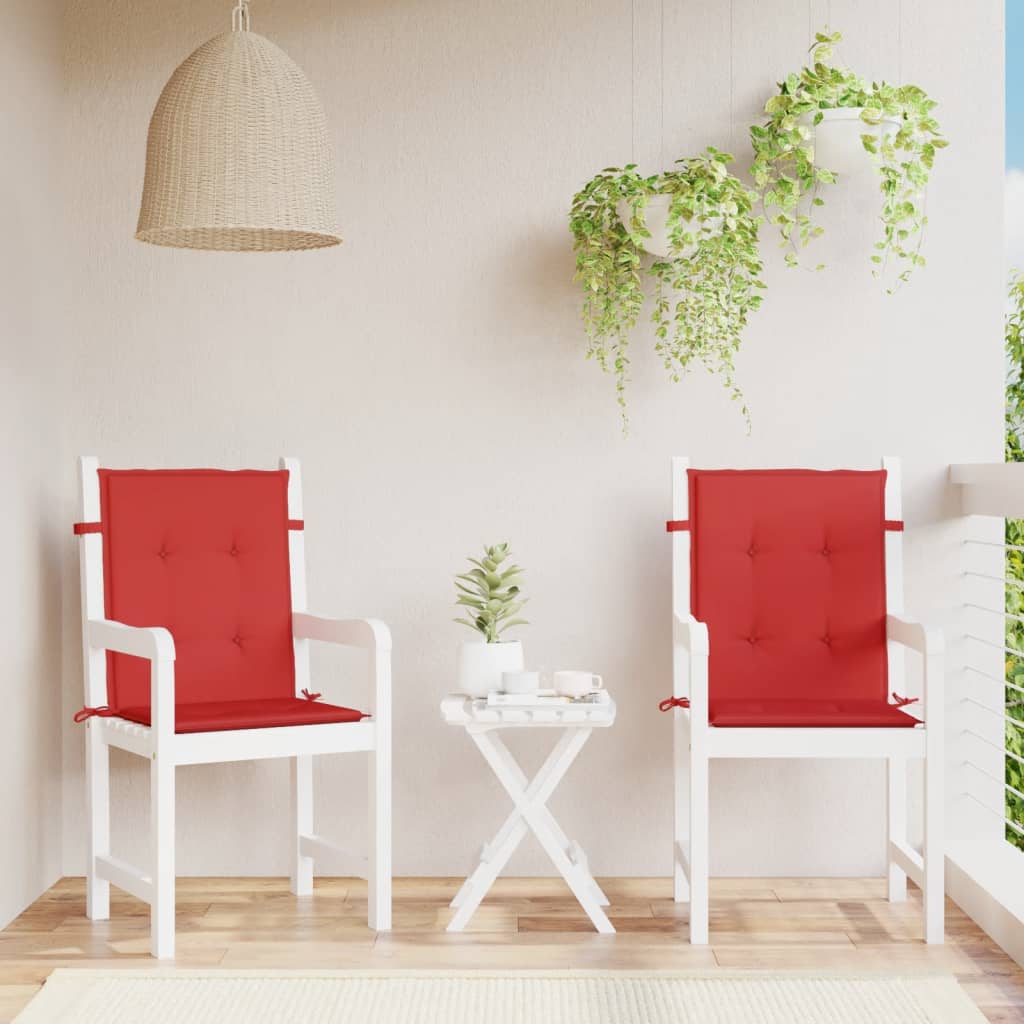 vidaXL Chair Cushion Water Repellent Patio Chair Cushion Pad Oxford Fabric-23