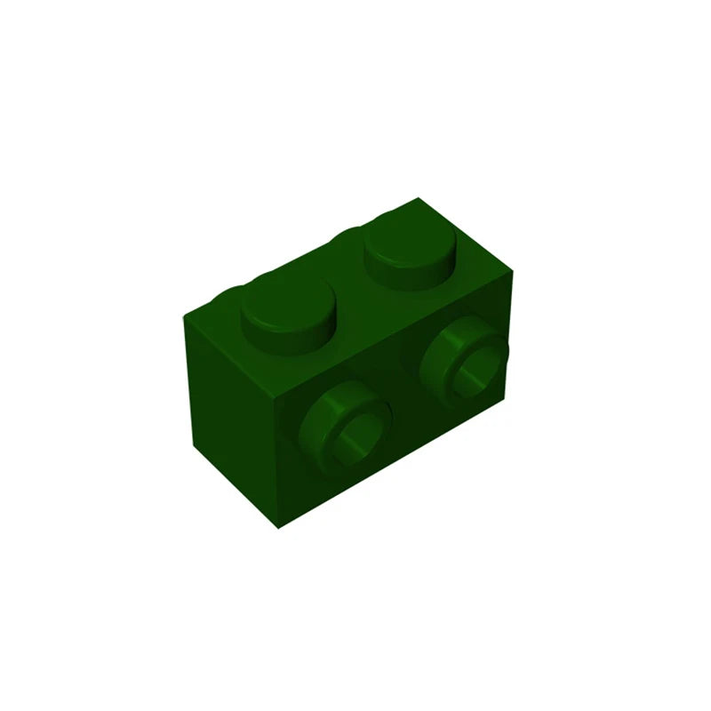 Gobricks 10PCS MOC Bricks 52107 1x2 for Building Blocks Parts DIY Educational High-Tech Parts Creativity Game Compatible Toys