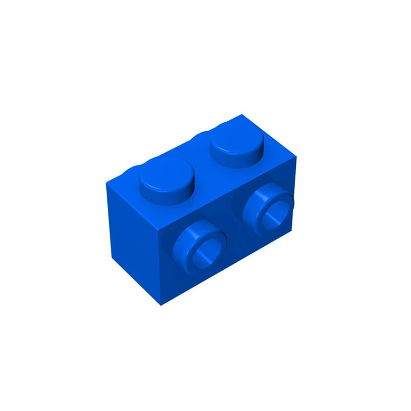 Gobricks 10PCS MOC Bricks 52107 1x2 for Building Blocks Parts DIY Educational High-Tech Parts Creativity Game Compatible Toys