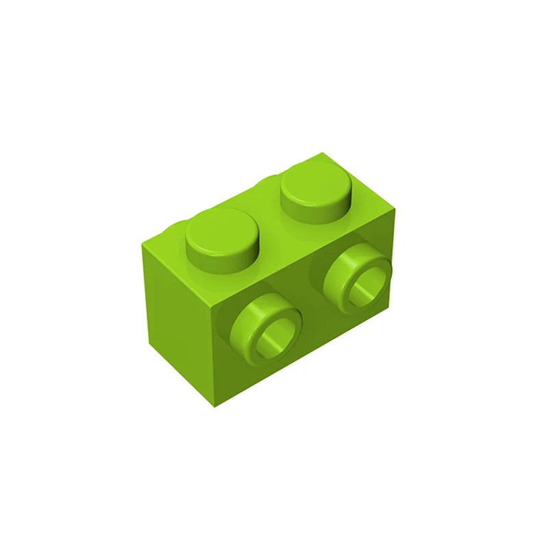 Gobricks 10PCS MOC Bricks 52107 1x2 for Building Blocks Parts DIY Educational High-Tech Parts Creativity Game Compatible Toys