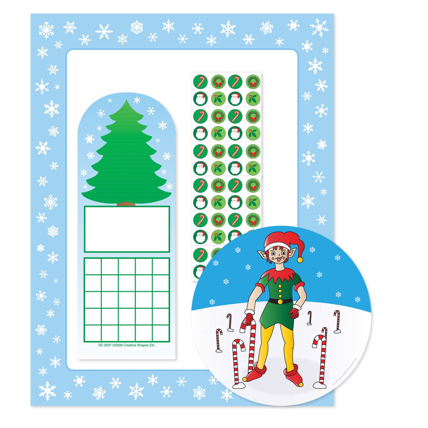 SHAPES ETC. Stationery Set - December-0