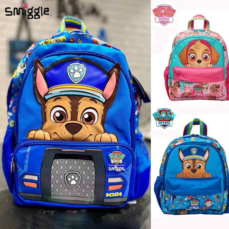 Hot Australia Smiggle PAW Patrol Series Children School Bag Cartoon Wallet Pencil Case Lunch Bag Water Cup Student Backpack Gift
