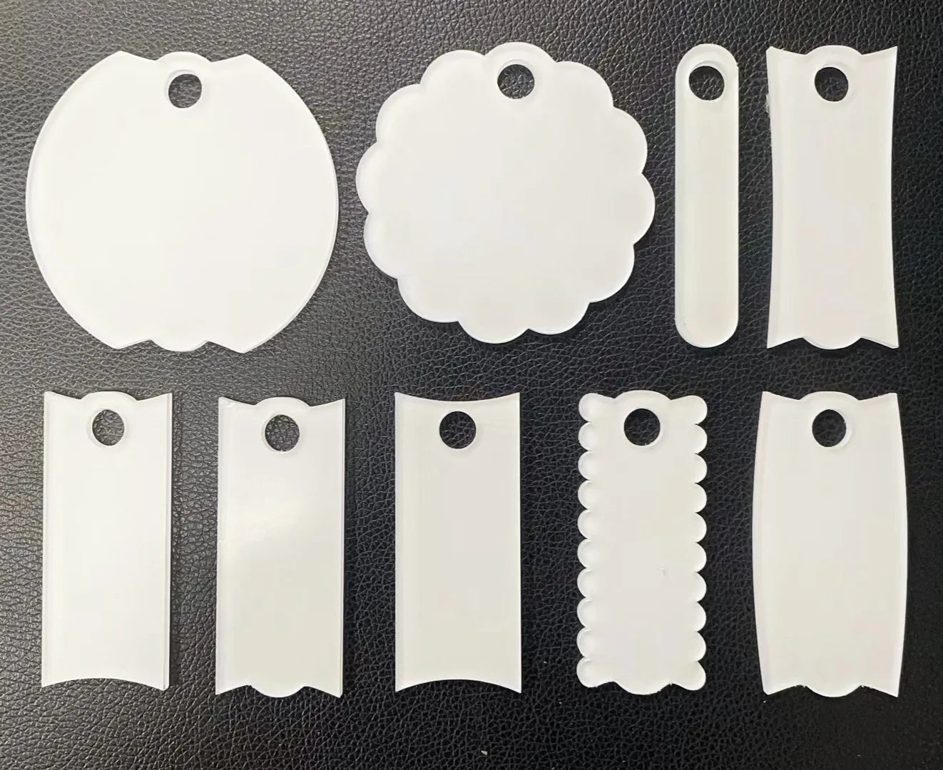 10pcs/Lot New Acrylic Sublimation Name Plates for 40oz Tumbler Lid Topper Custom Tumbler Name Tag