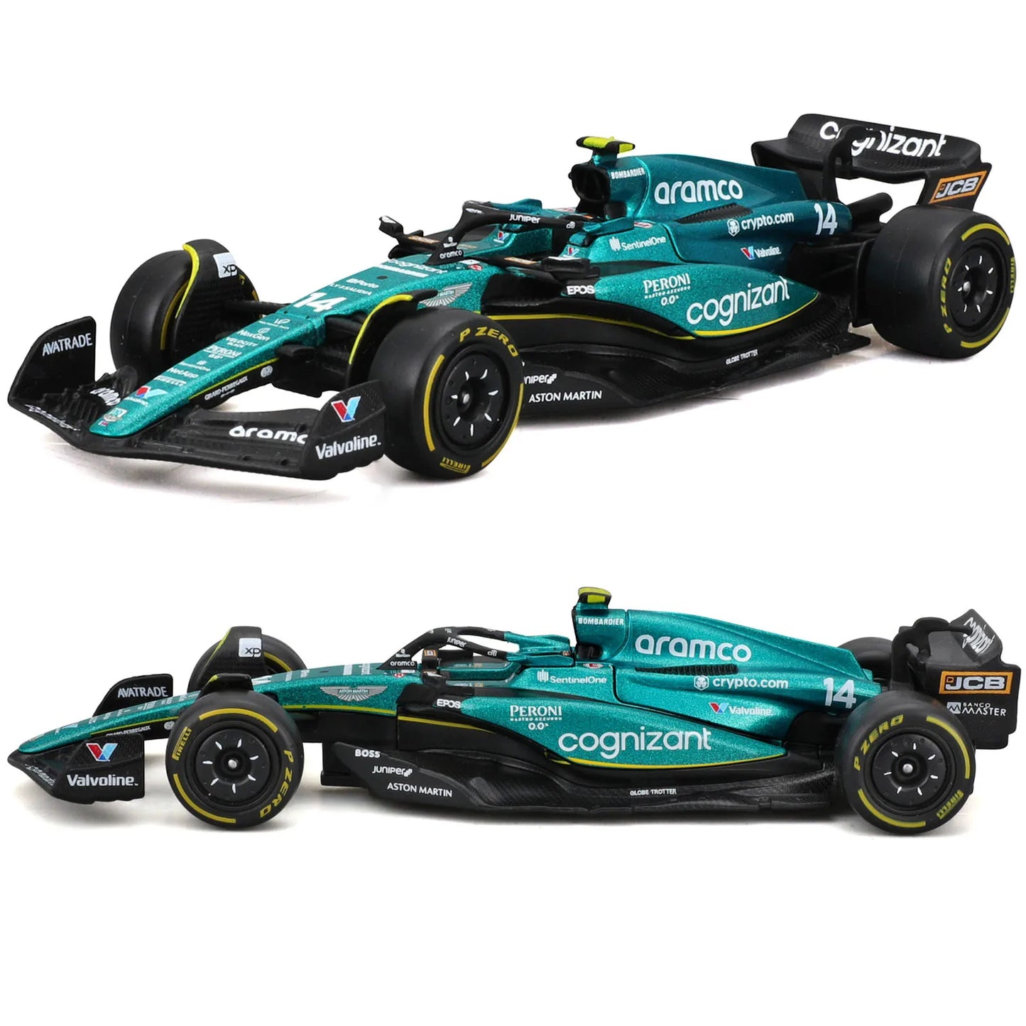 Bburago 1:43 2023 Aston Martin AMR23 F1 Formula Alloy Car Die Cast Vehicles Collectible Model Racing Toy