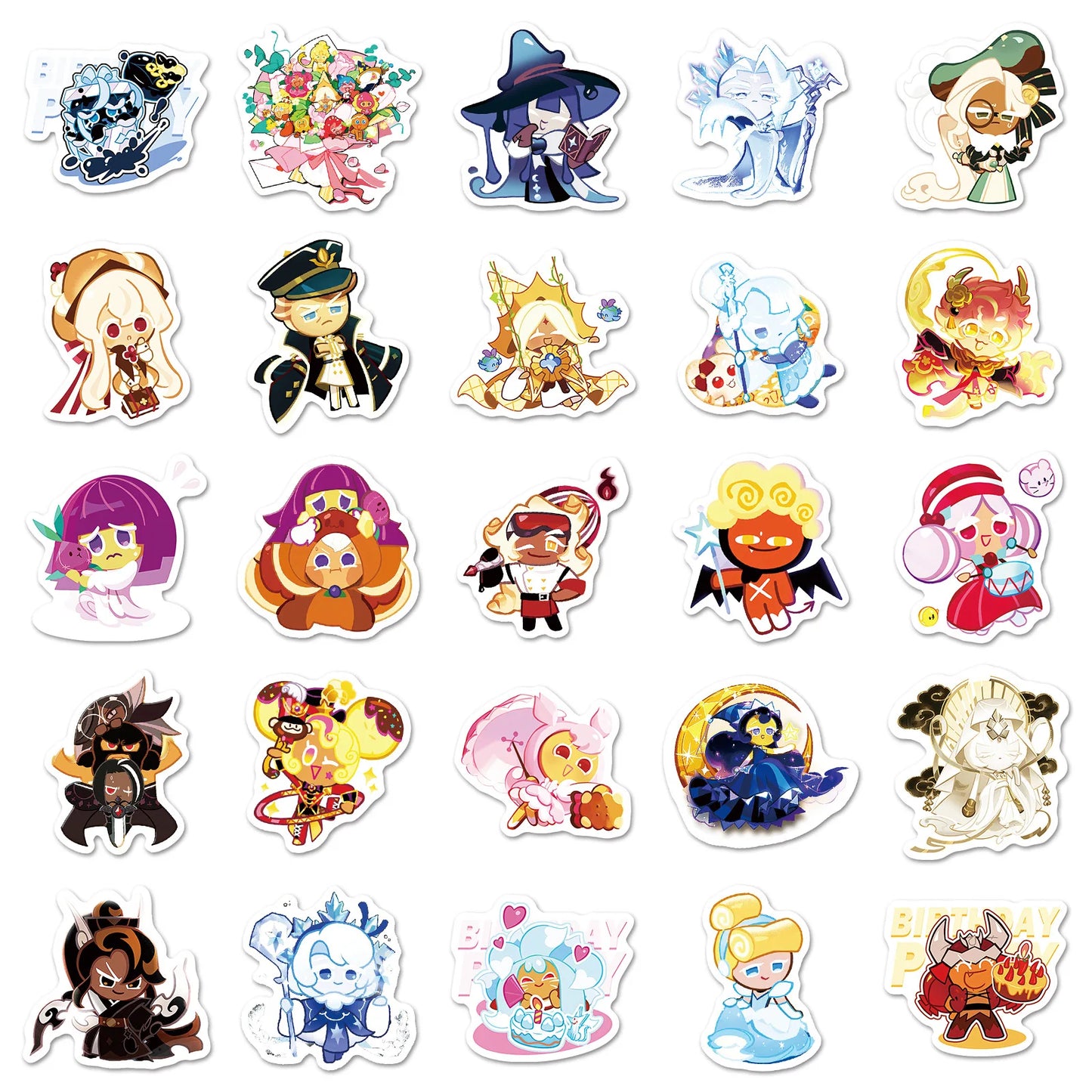 10/50PCS Game Cookie Run Kingdom Graffiti Stickers Cartoon Cute Personality Creative Decoration Desk Phone Case Decal Kids Toy