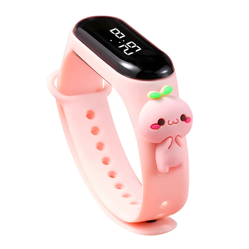 Fashion Sports Watch for Kids Children Waterproof Led Digital Watch Silicone Teen Boys Girls Cartoon Smart Touch Watch Toy