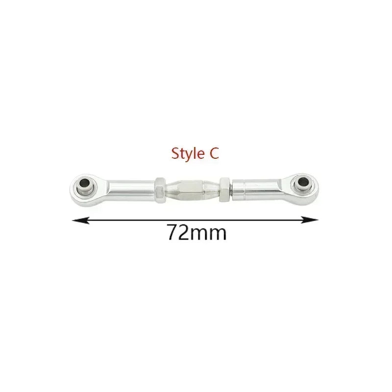 CNC Machined Aluminium Alloy Steering Rod RC Linkage Servo Rod Replacement accessory for HSP 94111 / 94188 RC Car upgrade