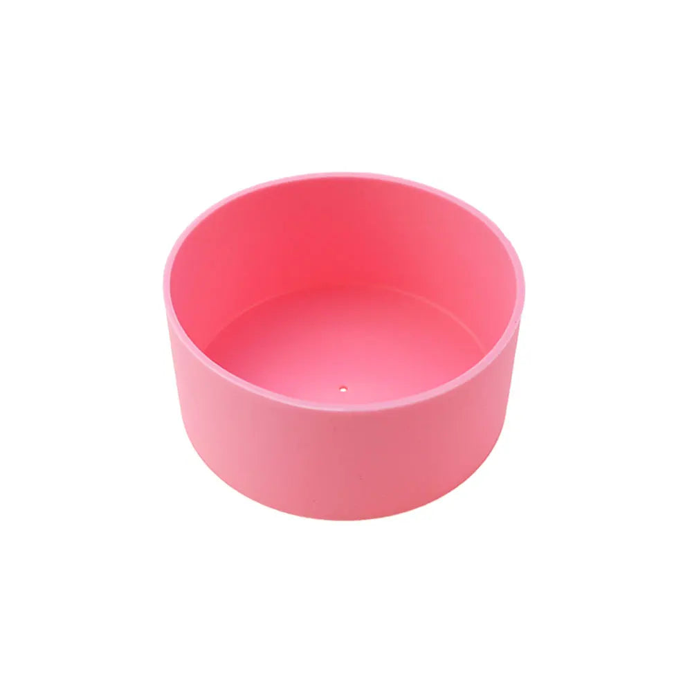 9cm Water Cup Mat Silicone Thermos Coasters 90mm Cup Bottom Ring Wear Resistant Shatter Resistant Bottom Cover Coaster