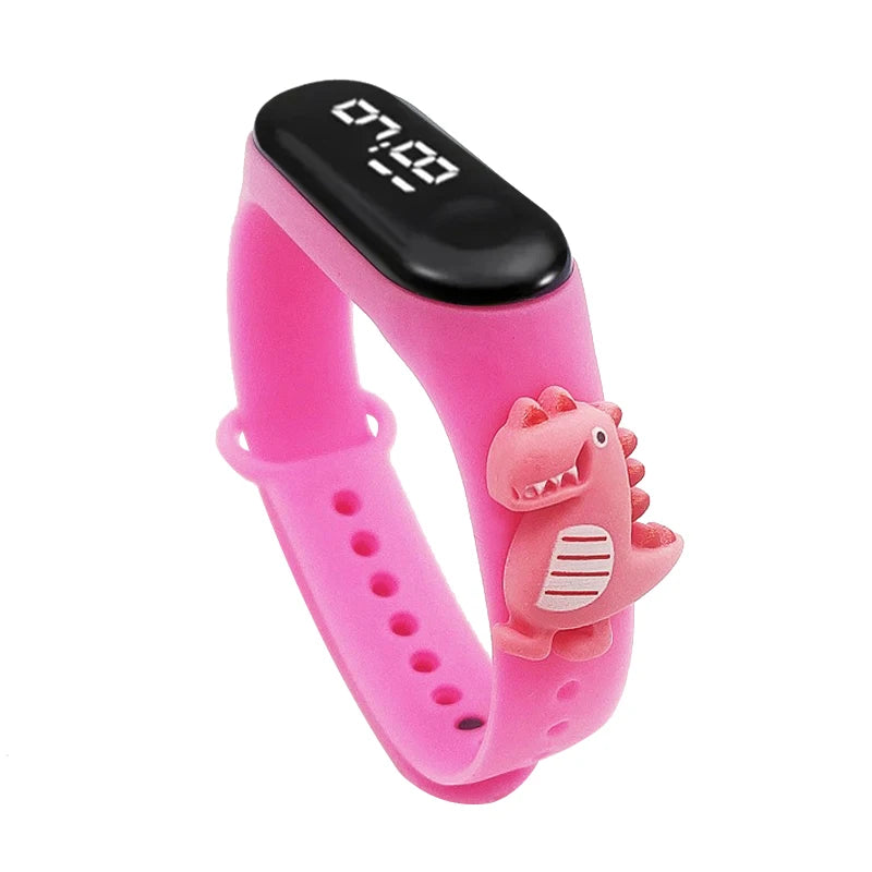 Fashion Sports Watch for Kids Children Waterproof Led Digital Watch Silicone Teen Boys Girls Cartoon Smart Touch Watch Toy