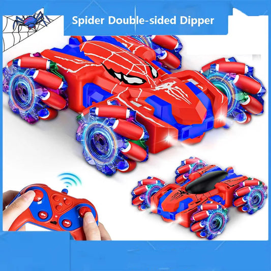 Remote Control Racing 2.4G Signal High Speed Drift Children Electric Spider Double Sided Dumper Toy