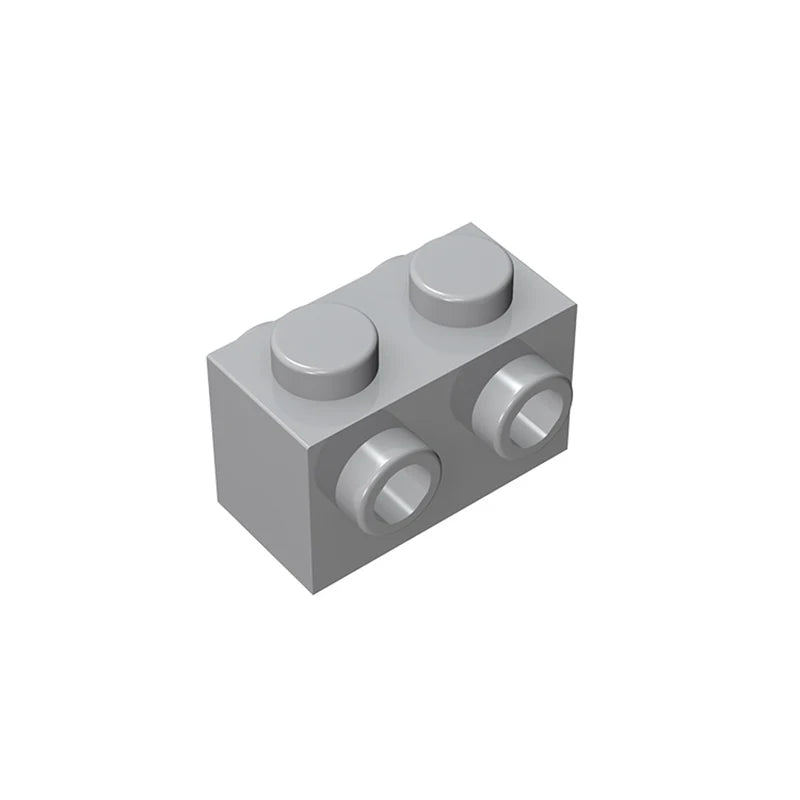 Gobricks 10PCS MOC Bricks 52107 1x2 for Building Blocks Parts DIY Educational High-Tech Parts Creativity Game Compatible Toys