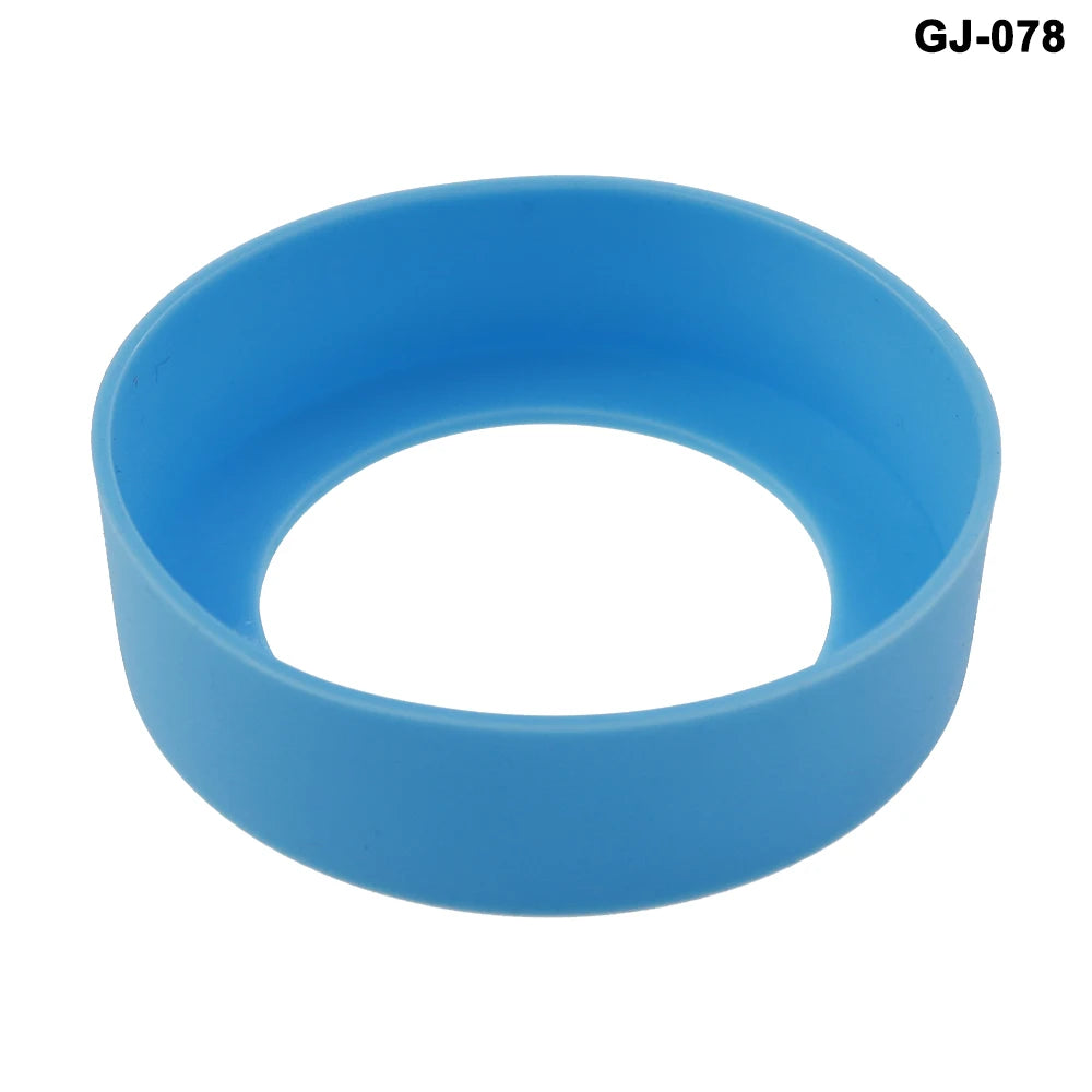1PCS 6.5CM Silicone Cup Bottom Protective Case Cover Holder Thermos Base   From Impacting Not Deformed Good Toughness Odorless