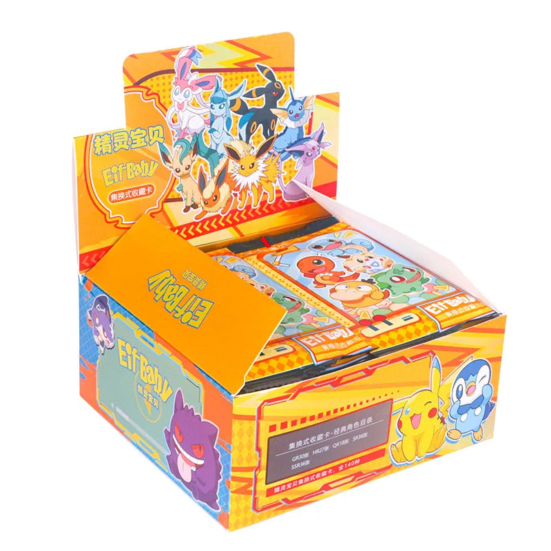 30 Bag Anime Game Elf Card Luxury Pet Card Collection Exchange Gift Box Card Toys Children'S Hobbies Kid Christmas Gift