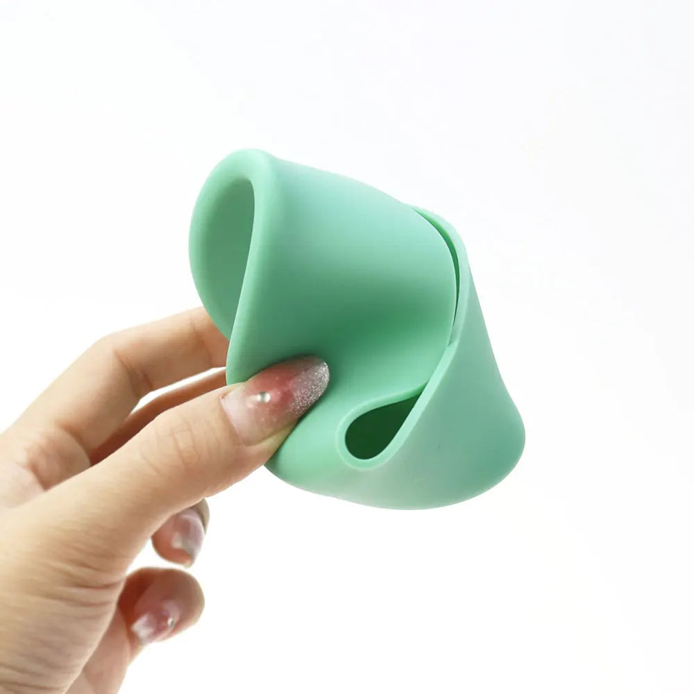 9cm Water Cup Mat Silicone Thermos Coasters 90mm Cup Bottom Ring Wear Resistant Shatter Resistant Bottom Cover Coaster