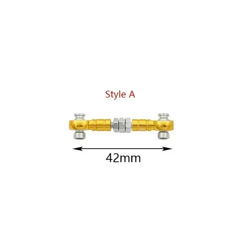 CNC Machined Aluminium Alloy Steering Rod RC Linkage Servo Rod Replacement accessory for HSP 94111 / 94188 RC Car upgrade