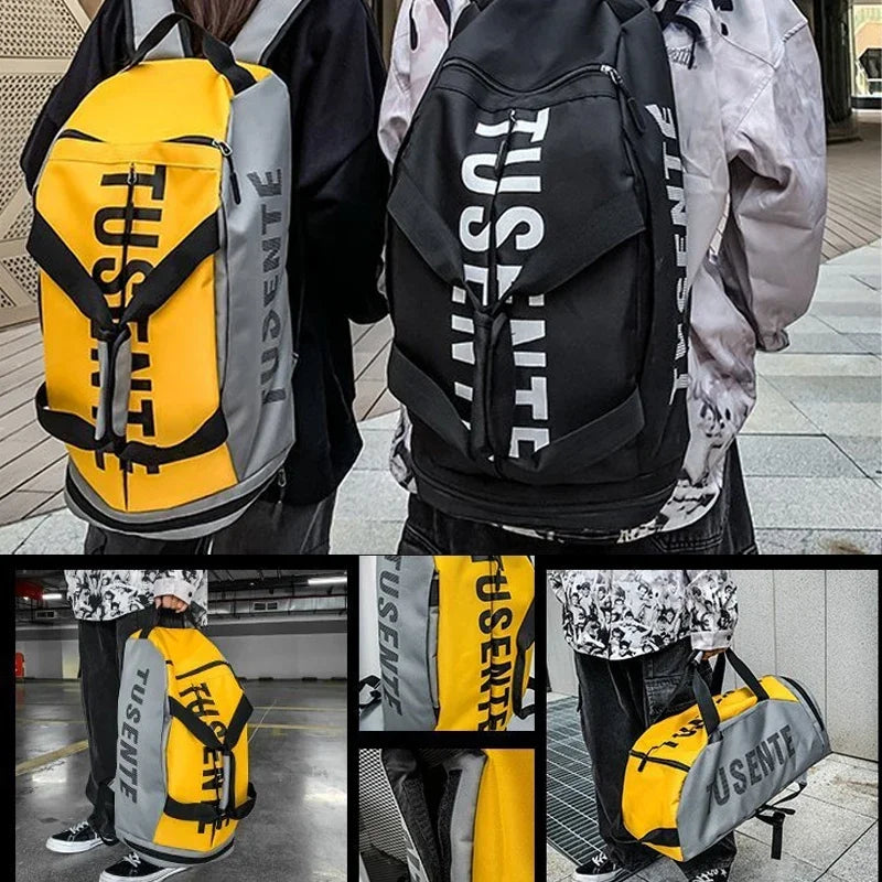 Large Capacity Backpack Multi-Functional Waterproof Travel Pack with Shoes Warehouse Sport Gym Bag Women  Sports Shoulder Bags