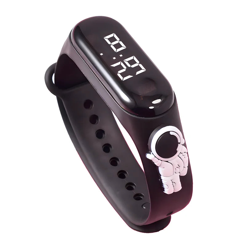 Fashion Sports Watch for Kids Children Waterproof Led Digital Watch Silicone Teen Boys Girls Cartoon Smart Touch Watch Toy