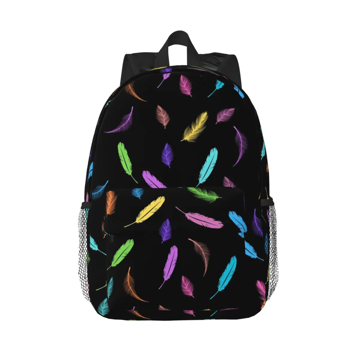 Pastel Puffs Feathers Backpack Hot Sale Daypack Large Capacity Boy Girls BookBag Shoulder Bags for Men Women Children School Bag