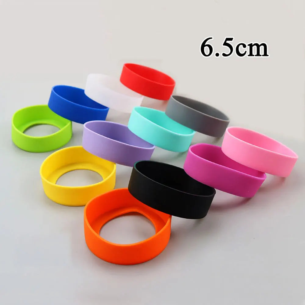 Silicone world Silicone Thermos Cup Coasters Non-Slip Durable Round Insulation Mat Anti-fall Water Drink Bottle Pad Kitchen tool