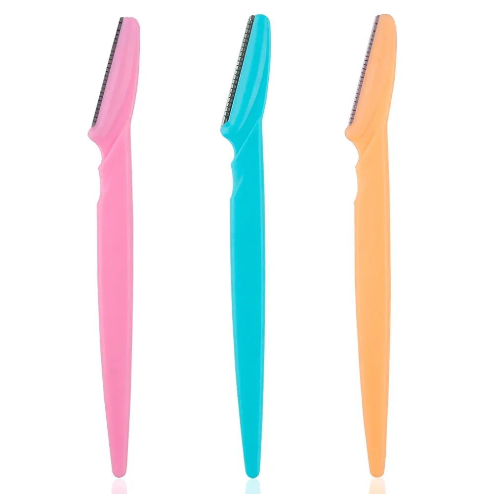 1Pcs Eyebrow Trimmer Makeup Tools Safe Eye Brow Razor Face Body Hair Removal Shaver Blades Woman Eyebrows Shaping Knife