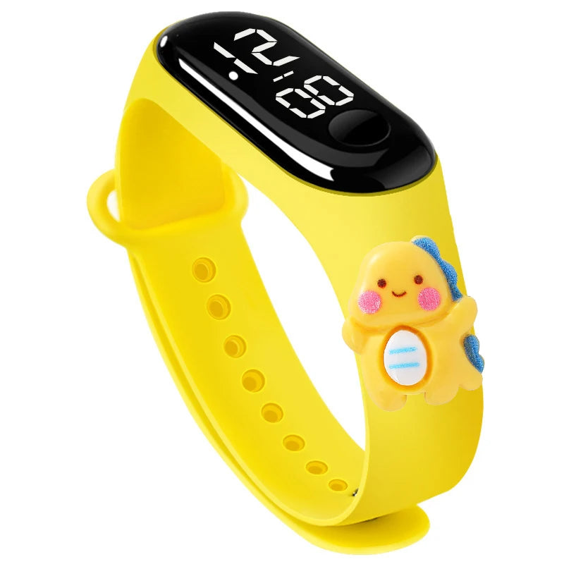 Fashion Sports Watch for Kids Children Waterproof Led Digital Watch Silicone Teen Boys Girls Cartoon Smart Touch Watch Toy