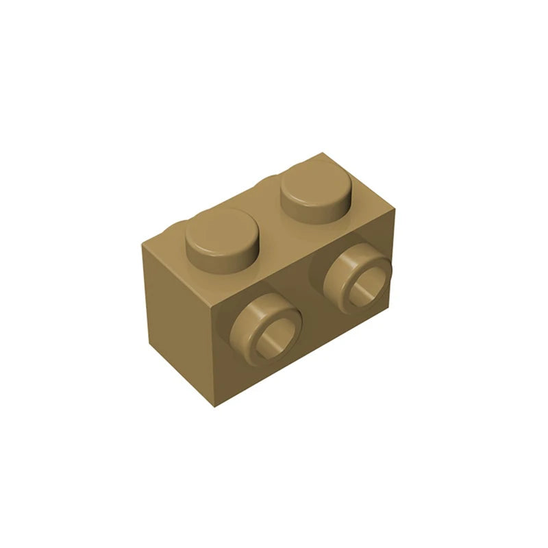 Gobricks 10PCS MOC Bricks 52107 1x2 for Building Blocks Parts DIY Educational High-Tech Parts Creativity Game Compatible Toys