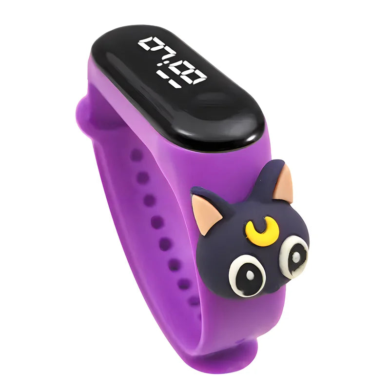 Fashion Sports Watch for Kids Children Waterproof Led Digital Watch Silicone Teen Boys Girls Cartoon Smart Touch Watch Toy